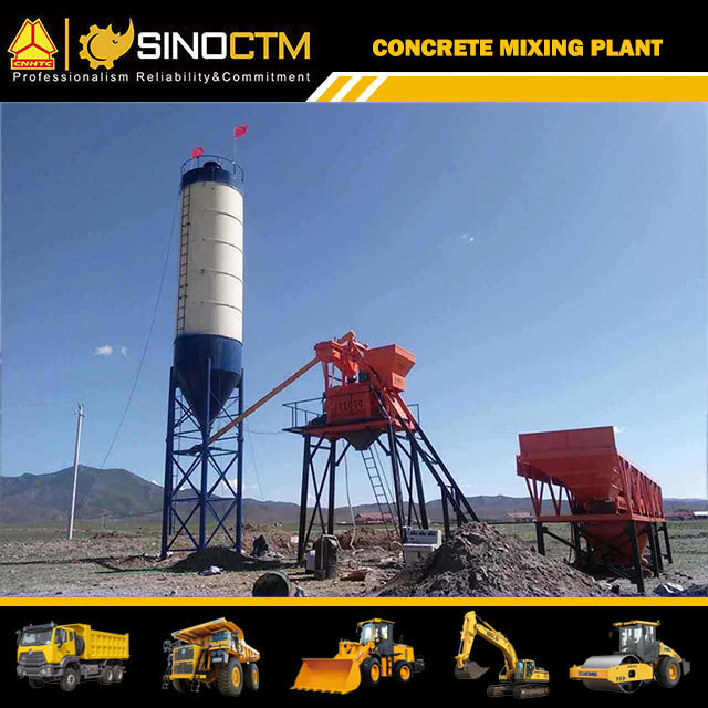 HZS50 Concrete mixing plant 50 m³/h