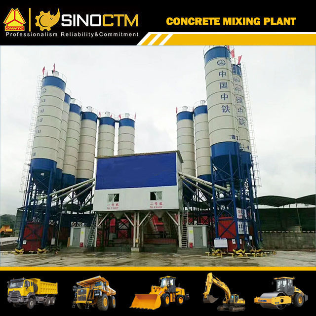 HZS90 Concrete mixing plant 90 m³/h