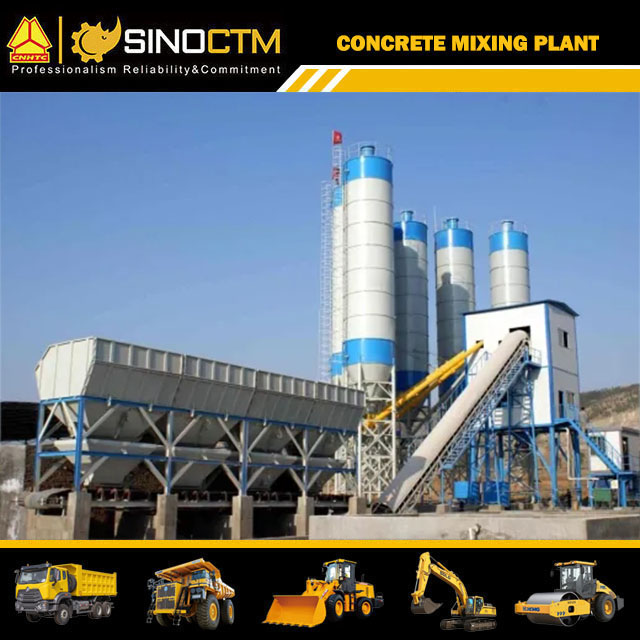 HZS90 Concrete mixing plant 90 m³/h