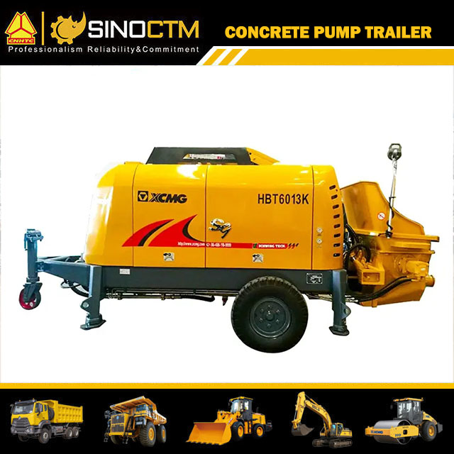 HBT6013K Concrete Pump Trailer 65m³/h