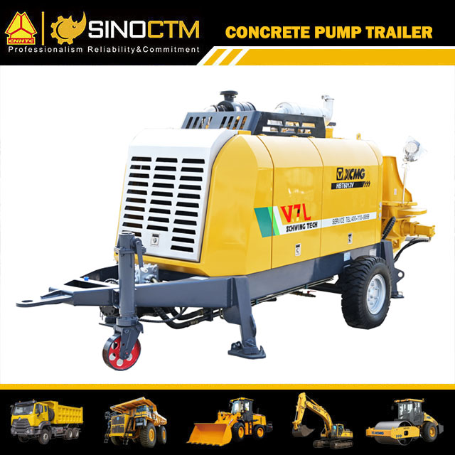 HBT6013K Concrete Pump Trailer 65m³/h