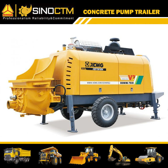 HBT9018K Concrete Pump Trailer 115m³/h