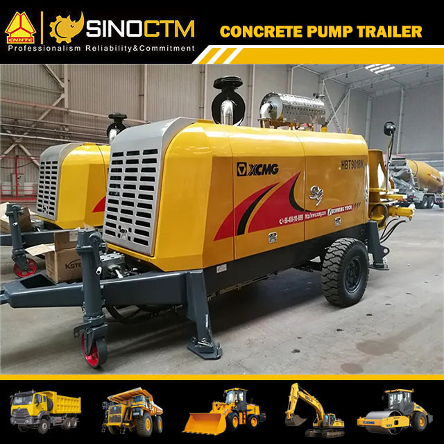 HBT9018K Concrete Pump Trailer 115m³/h