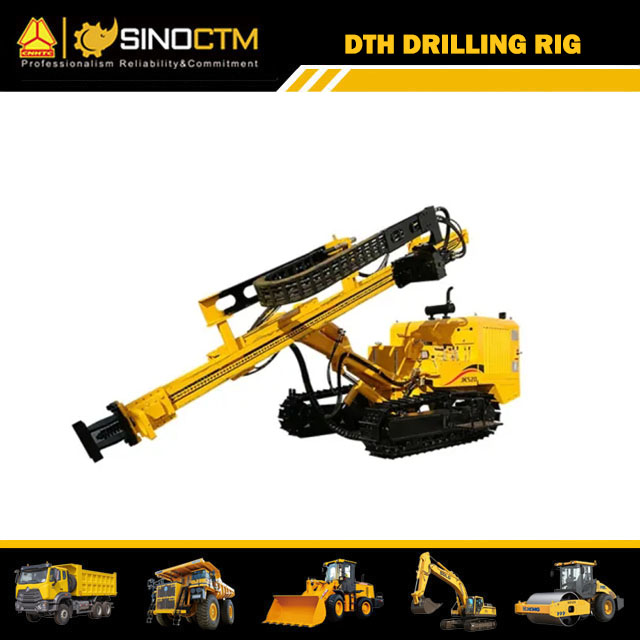 JK520 Crawler Mounted Hydraulic DTH Drilling Rig