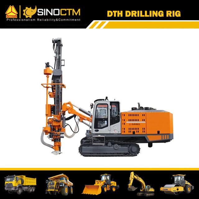 CM358A Crawler Mounted Hydraulic DTH Drilling Rig