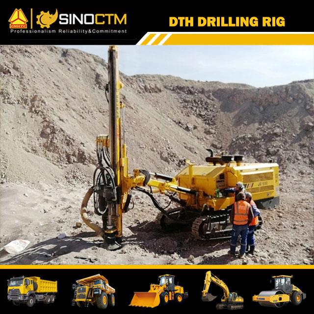 CM358A Crawler Mounted Hydraulic DTH Drilling Rig