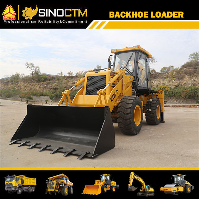 SAM WZ30-25 Backhoe Loader 1.2m³、0.3m³