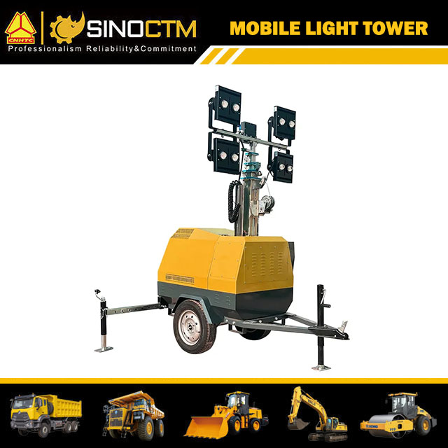 MOBILE LIGHT TOWER 4VA4000 7m 1000w*4
