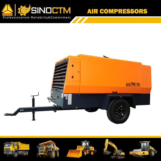 Single Stage Diesel Screw Air Compressors pressure: 0.8-1.0 Mpa