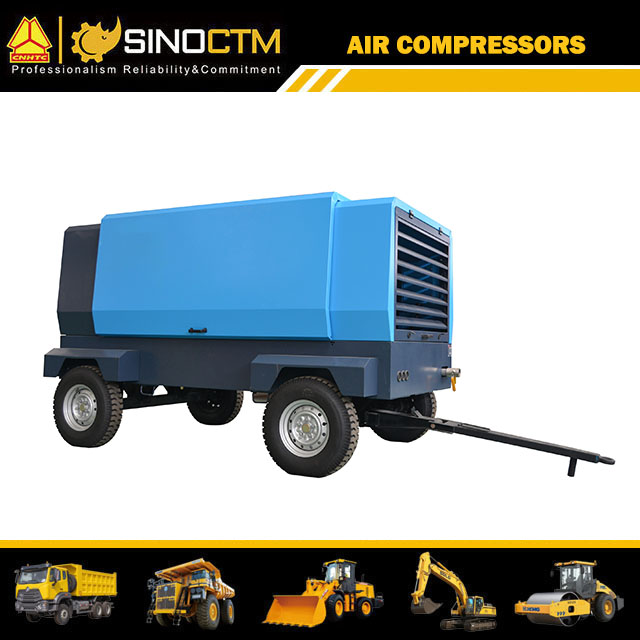 Double Stage Diesel Screw Air Compressrs Pressure: 1.3 - 3.0 MPa 