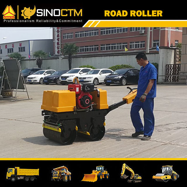 WALK BEHIND VIBRATORY ROLLER Operating Weight:800kg