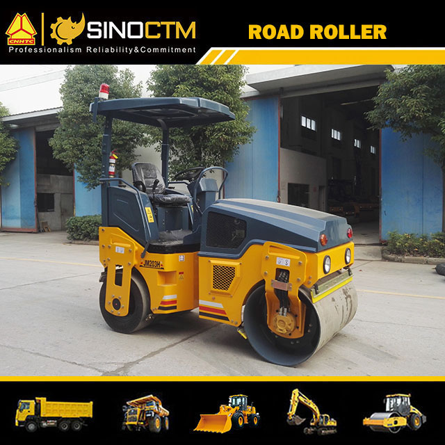 FULL HYDRAULIC TIRE COMBINED VIBRATORY ROLLER ,Operating Weight:3000kg