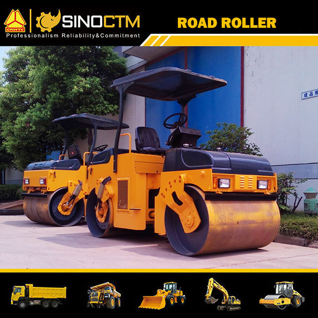 YZC4 DOUBLE DRUM VIBRATORY ROLLER,Operating Weight:4000kg