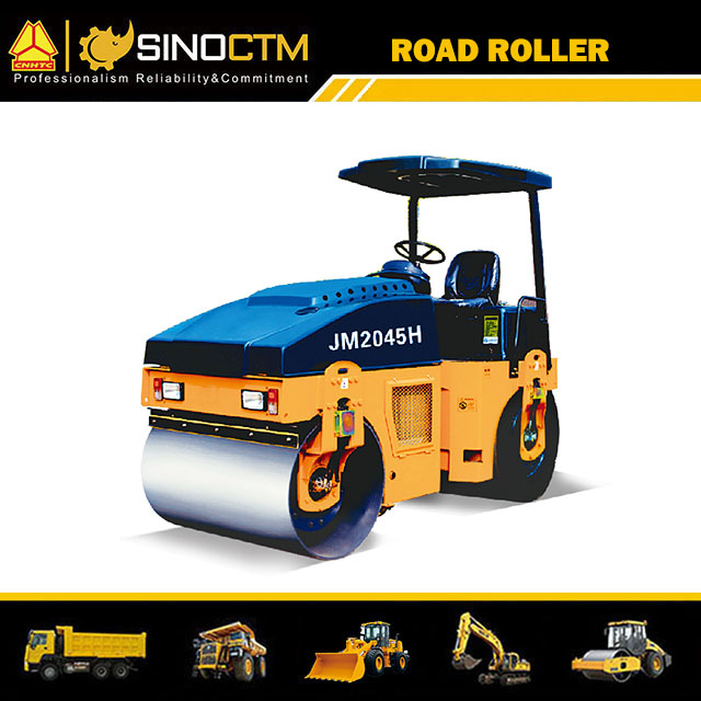 JM2045H FULL HYDRAULIC TIRE COMBINED VIBRATORY ROLLER,Operating Weight:4500kg