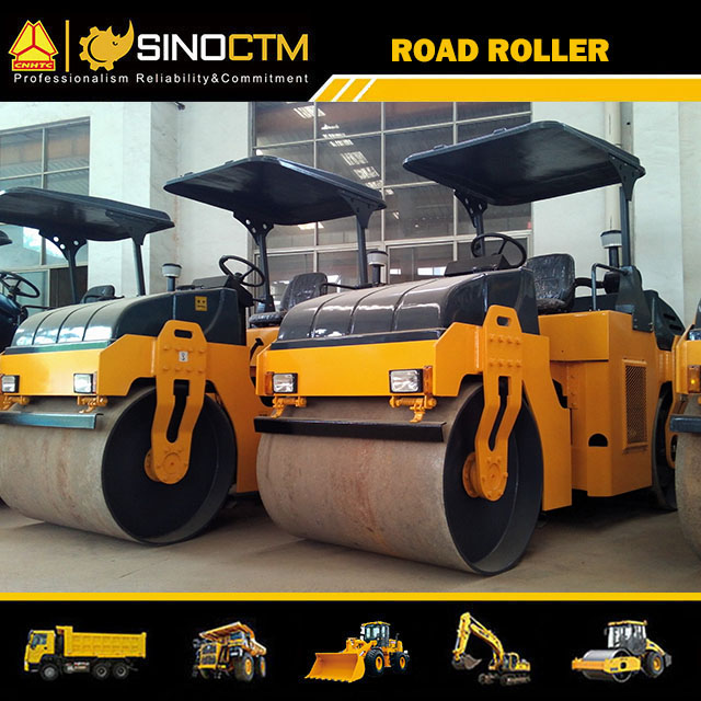 DOUBLE DRUM VIBRATORY ROLLER:Operating Weight:6000kg