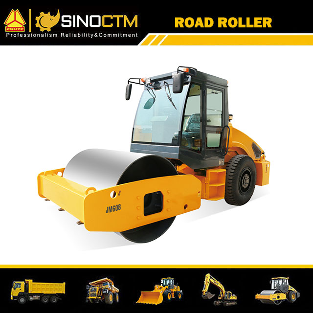 SINGLE DRUM VIBRATORY ROLLER 8000kg