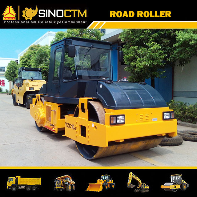 FULL HYDRAULIC DOUBLE DRUM VIBRATORY ROAD ROLLER 12T