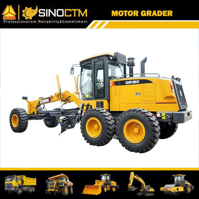 New 180HP XCMG Motor Grader for Sale Gr180
