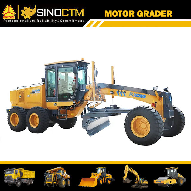 Motor Grader Gr2405 250HP Mining Motor Grader Price
