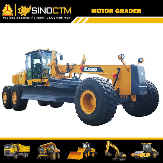 Auto Leveling Machinery 300HP Gr3003 Mining Motor Grader for Sale