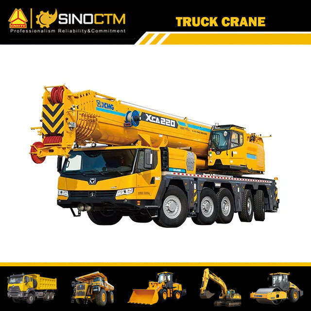 XCMG All Terrain Crane XCA220 200 Ton Mobile Truck Crane for Sale