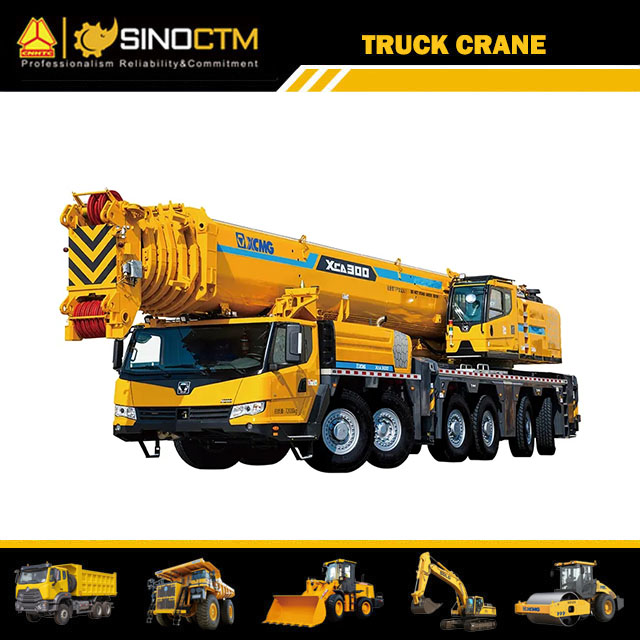 XCMG XCA300 all terrain crane 300 ton mobile truck crane