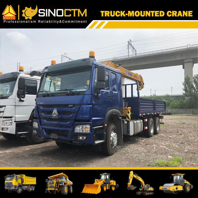 XCMG SQ10SK3Q 10 ton construction telescopic boom truck mounted crane