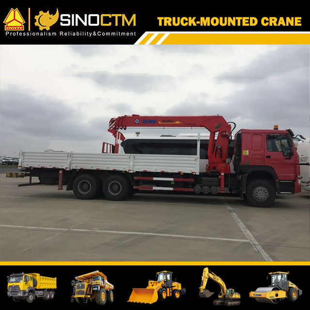 XCMG 12 ton New Telescopic Boom Truck Mounted Crane SQ12SK3Q for sale