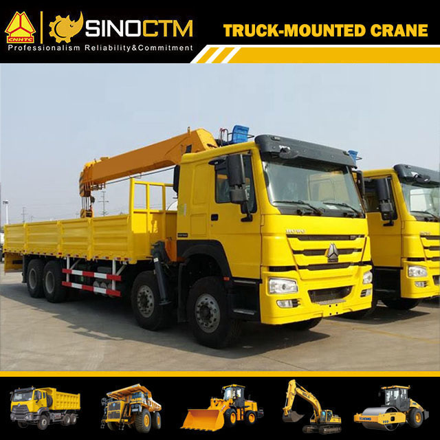 XCMG Official Sq14sk4q Crane Truck 14 Ton Telescopic Boom Truck Mounted Crane Price