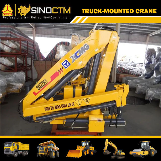 XCMG 2 ton knuckle boom truck mounted crane SQ2ZK1 for sale