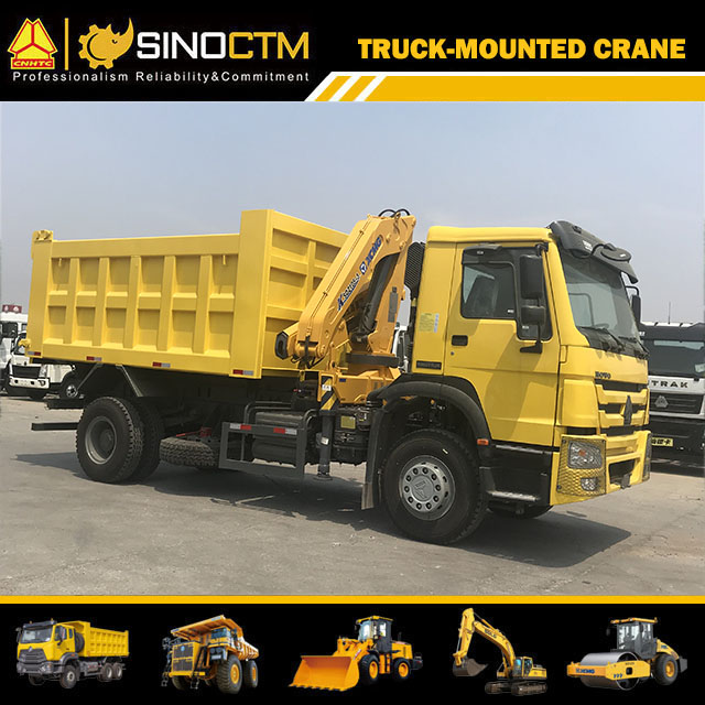 XCMG official manufacturer SQ5ZK2 telescopic boom truck mounted crane