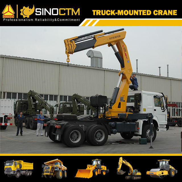 XCMG official SQ16ZK4Q truck mounted crane 16 ton knuckle boom truck mounted crane for sale