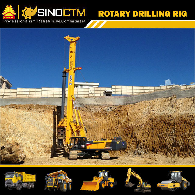 XCMG XR220D mobile hydraulic rotary drilling rig for sale