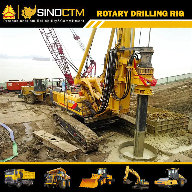 XCMG Earth Drill Machine XR280D Hydraulic Rotary Drilling Rig