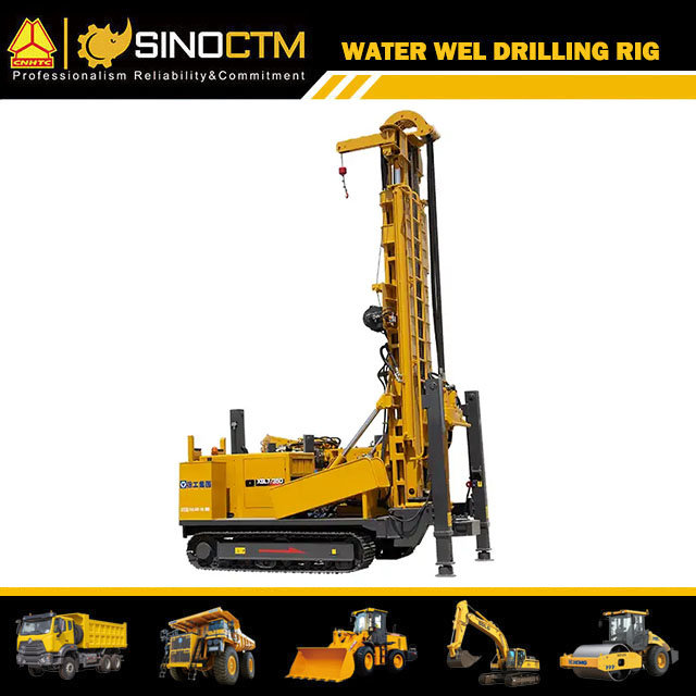 XCMG XSL7/350 Crawler Water Well Drilling Rig Machine 700m Deep Hydraulic Water Well Drilling Rig price