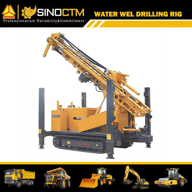 XCMG XSL7/350 Crawler Water Well Drilling Rig Machine 700m Deep Hydraulic Water Well Drilling Rig price