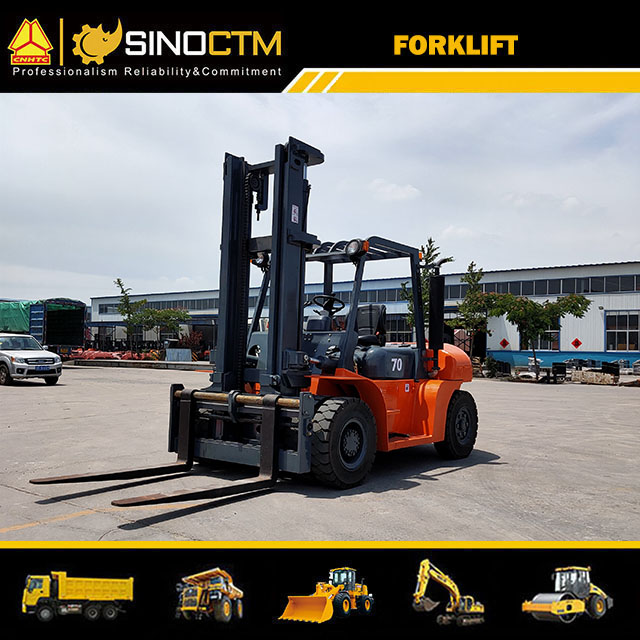 7 Ton Diesel Forklift Truck with Side Shifter for Sale