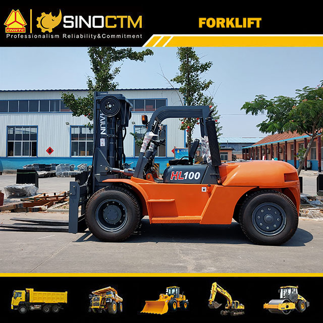 New Diesel Forklift 10 Ton Forklift Price with Isuzu/Xinchai/ Yanmar Engine