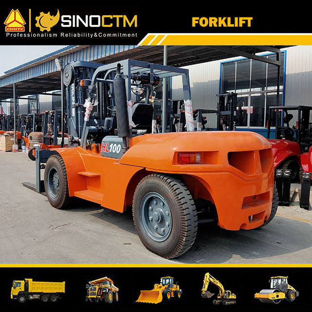 New Diesel Forklift 10 Ton Forklift Price with Isuzu/Xinchai/ Yanmar Engine