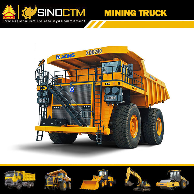 XCMG Official XDE240 240 ton electric coal mining mine dump truck price for sale