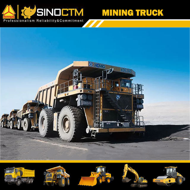 XCMG Official XDE240 240 ton electric coal mining mine dump truck price for sale