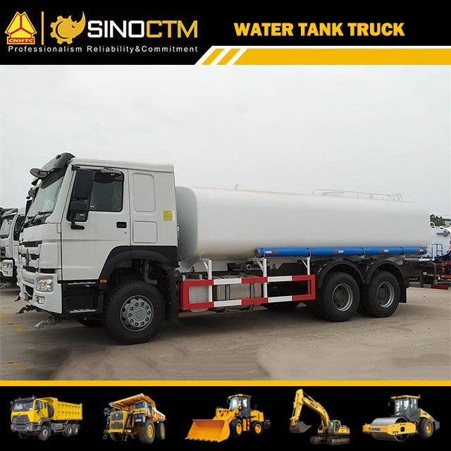 SINOTRUK HOWO 400hp Water Tank Truck 20cbm