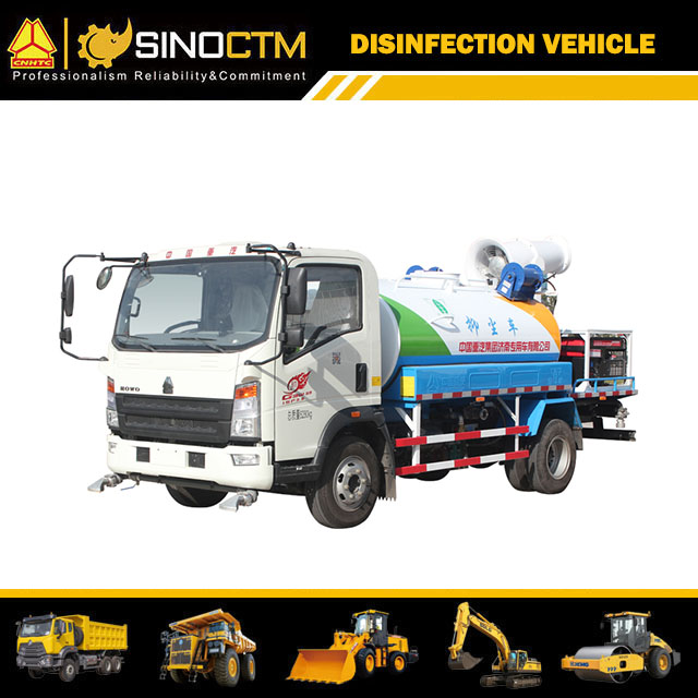 SINOTRUK HOWO DISINFECTION VEHICLE LIGHT TRUCK 5cbm sale