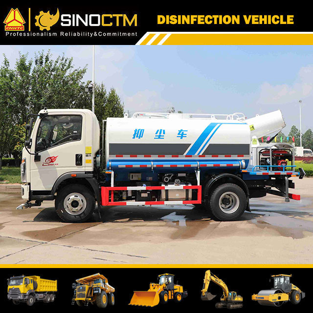 SINOTRUK HOWO DISINFECTION VEHICLE LIGHT TRUCK 5cbm sale