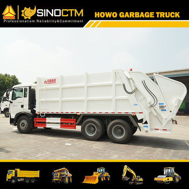 Sinotruk HOWO 24cbm Refuse Truck, Compressed Garbage Truck