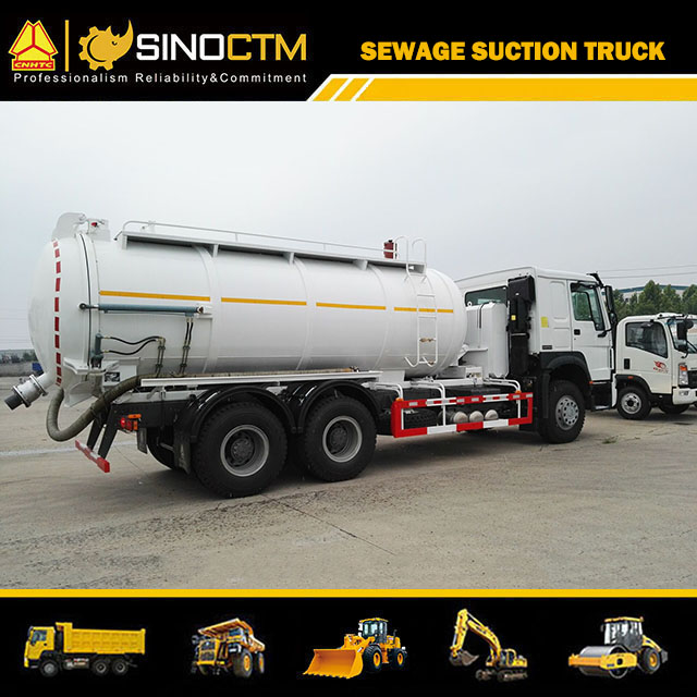 Sinotruk HOWO Large Volume 15000L 18000L Vacuum Sewage Suction Jetting Truck