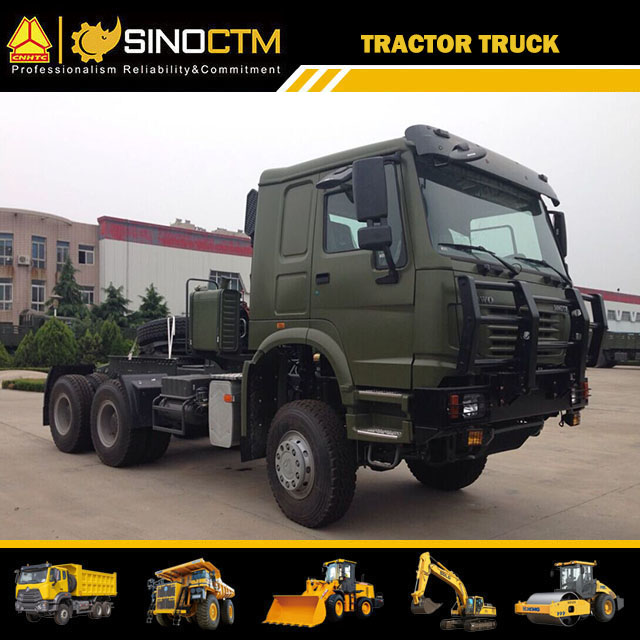 Sinotruk HOWO 400HP Prime Mover 6X6 Tractor Truck
