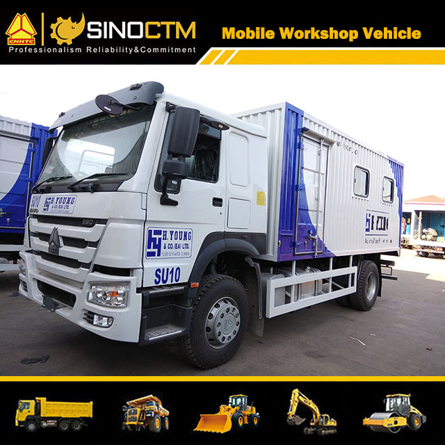 HOWO Mobile Workshop Vehicle 4x2 Price
