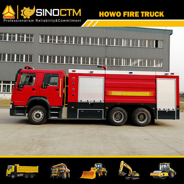 HOWO 6X4 Water fire Truck 10cbm