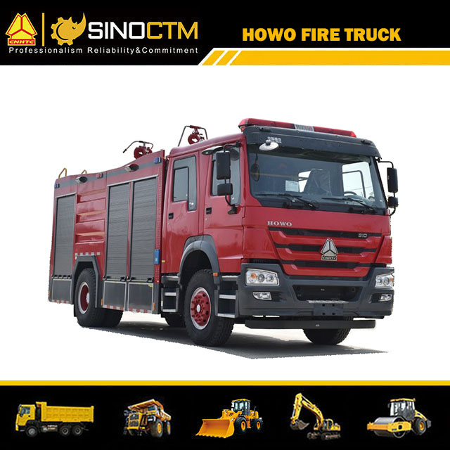 HOWO 4X2 Water fire Truck for sale